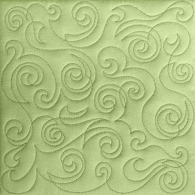 Overlapping Swirls Quilting Backdrops Design | Machine Embroidery Designs by JuJu