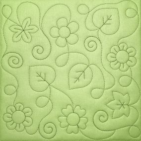 Floral 1 Quilting Backdrops Design | Machine Embroidery Designs by JuJu