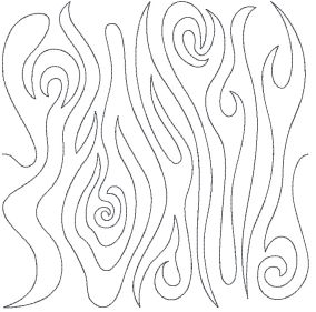 Wood Grain 1 End-to-End Quilting | Machine Embroidery Designs by JuJu