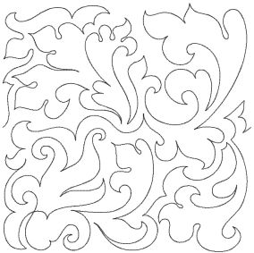 Baroque End-to-End Quilting | Machine Embroidery Designs by JuJu