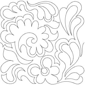 Feathers 7 End-to-End Quilting | Machine Embroidery Designs by JuJu