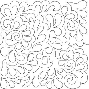Damask End-to-End Quilting | Machine Embroidery Designs by JuJu