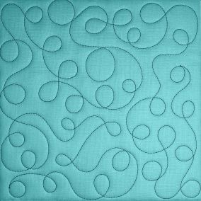 Dizzy Loops Quilting Backdrops Design | Machine Embroidery Designs by JuJu
