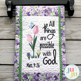All Things Mini Quilt by Oma's Place | Machine Embroidery Designs by JuJu