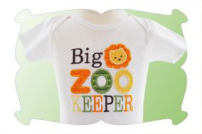 Big Zoo Keeper Applique | Machine Embroidery Designs by JuJu