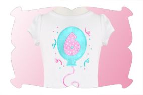 Birthday Balloon Applique Font | Machine Embroidery Designs by JuJu