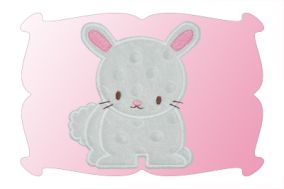 Bunny Applique | Machine Embroidery Designs by JuJu