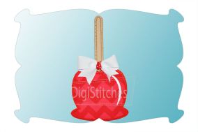 Candy Apple Applique | Machine Embroidery Designs by JuJu