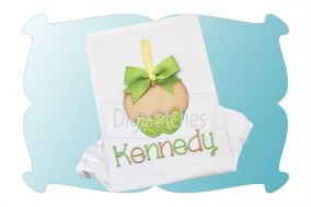 Caramel Apple Applique | Machine Embroidery Designs by JuJu
