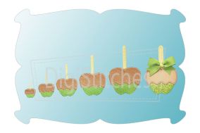 Caramel Apple Minis | Machine Embroidery Designs by JuJu
