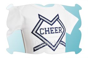 Cheer Uniform Applique | Machine Embroidery Designs by JuJu