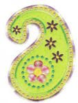 Funky Paisley Applique Machine Embroidery Designs by JuJu 