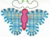 Fun Spring Butterflies Applique Machine Embroidery Designs by JuJu 
