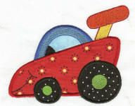 On the Move Applique Machine Embroidery Designs by JuJu 