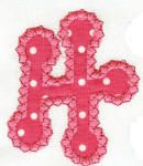 Dotty Applique Alphabet Machine Embroidery Designs by JuJu 