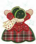 Sunbonnet Belles Christmas Applique Machine Embroidery Designs by JuJu 