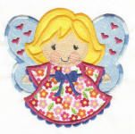 Angels Watching Over Me Applique Machine Embroidery Designs by JuJu 
