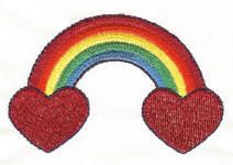 Over the Rainbow Machine Embroidery Designs by JuJu