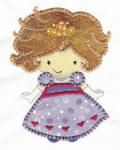 Fairytale Princess Applique Machine Embroidery Designs by JuJu 