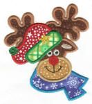 Christmas Whimsy Applique Machine Embroidery Designs by JuJu 