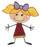 Meet the Stix Family Machine Embroidery Designs by JuJu