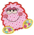 Monster Bash Applique Machine Embroidery Designs by JuJu 