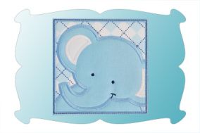 Elephant Patch Applique | Machine Embroidery Designs by JuJu