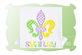 Fleur De Lis 2 Applique | Machine Embroidery Designs by JuJu