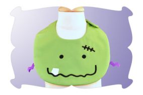 Lil Frankenstein Baby Bib In The Hoop | Machine Embroidery Designs by JuJu