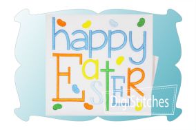 Happy Easter (Boy) | Machine Embroidery Designs by JuJu