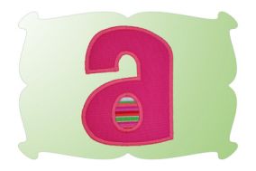 Easter Egg Applique Font | Machine Embroidery Designs by JuJu