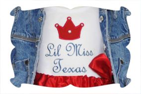 Lil Miss Applique Set | Machine Embroidery Designs by JuJu