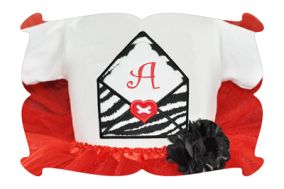 Love Letter Monogram | Machine Embroidery Designs by JuJu