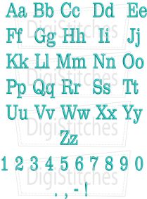 Natalie Embroidery Font | Machine Embroidery Designs by JuJu