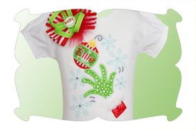 Naughty Elf Applique Alphabet | Machine Embroidery Designs by JuJu