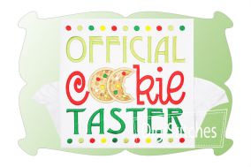 Official Cookie Taster Applique | Machine Embroidery Designs by JuJu