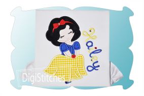 Pretty Princess 4 Applique | Machine Embroidery Designs by JuJu