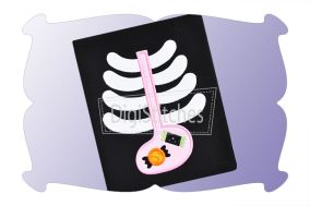 Ribcage and Stomach Applique | Machine Embroidery Designs by JuJu