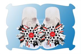 Soccer Flowers In The Hoop | Machine Embroidery Designs by JuJu