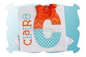Basic Split Applique Alphabet | Machine Embroidery Designs by JuJu