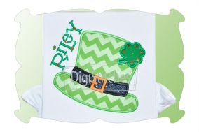 Saint Patrick's Day Hat Applique | Machine Embroidery Designs by JuJu