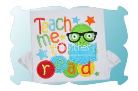 Teach Me To Read | Machine Embroidery Designs by JuJu