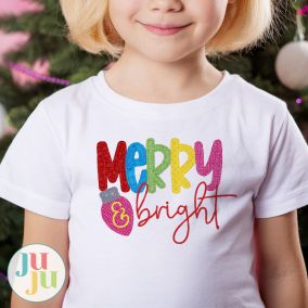 Joyful Christmas Applique Bean Stitch 2 Embroidery Set | Machine Embroidery Designs by JuJu