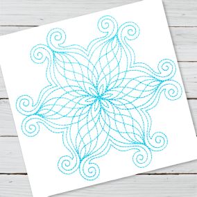 Alexis Mandala | Machine Embroidery Designs by JuJu