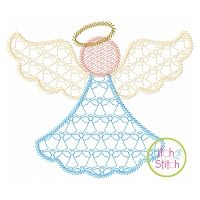Angel Motif Embroidery | Machine Embroidery Designs by JuJu