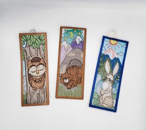 ITH Animal Bookmarks Set 2 | Machine Embroidery Designs by JuJu