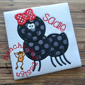 Ant Bow | Machine Embroidery Designs by JuJu