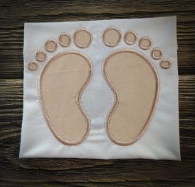 Baby Feet | Machine Embroidery Designs by JuJu