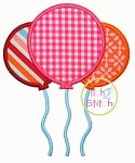 Balloons Trio | Machine Embroidery Designs by JuJu