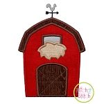 Barn Applique | Machine Embroidery Designs by JuJu